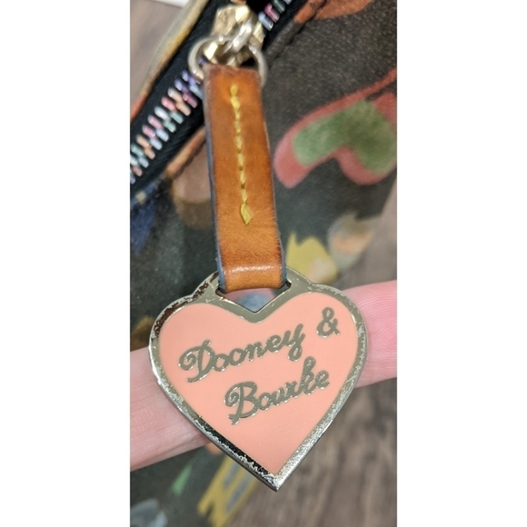 Dooney and Bourke Monogram Coated Canvas Shoulder Bag - Picture 10 of 16